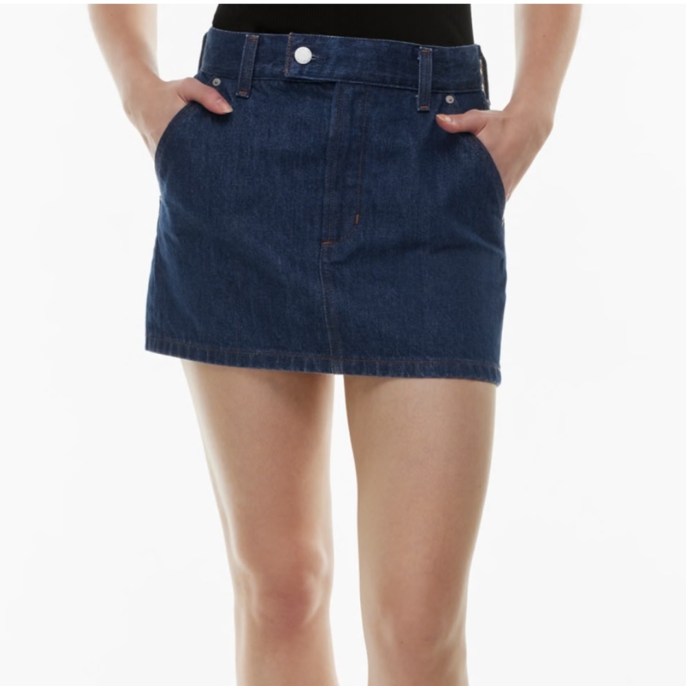 Aritzia Denim Mini Skirt